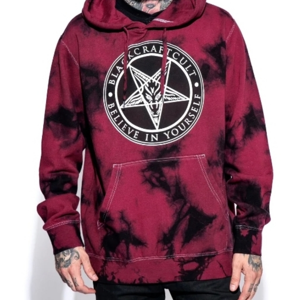 LOOKING FOR ! Blackcraft Cult Red Lightning Dye Hoode 2X or 1X